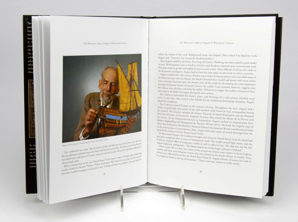 The Miniature Ships of August Crabtree Book - Vincent P. Scott
