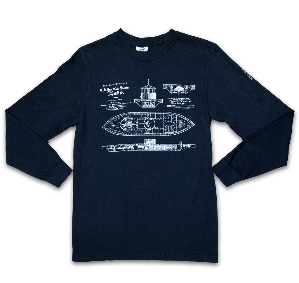 Monitor Design Long Sleeve Tee Adult