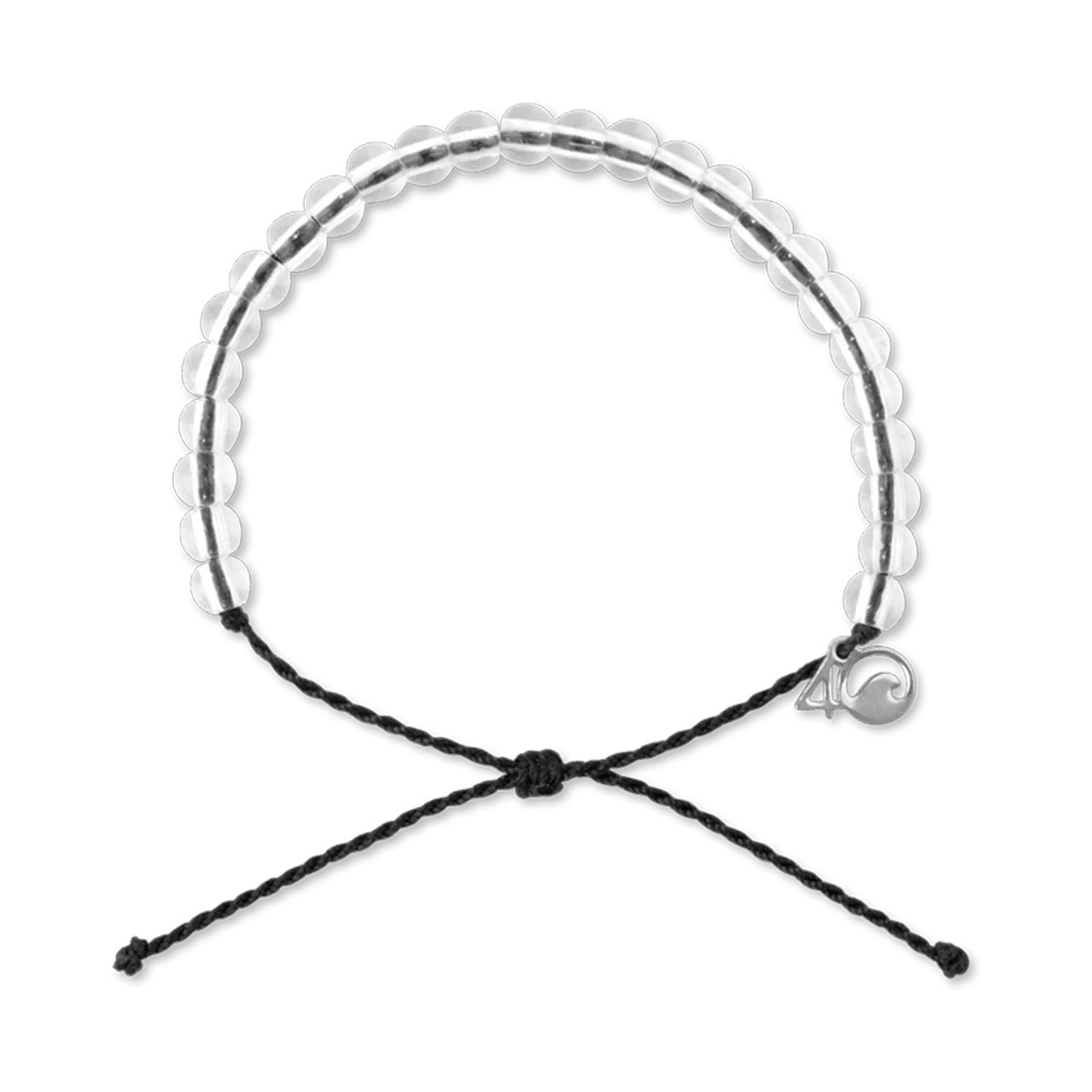 4Ocean Shark Beaded Black Bracelet