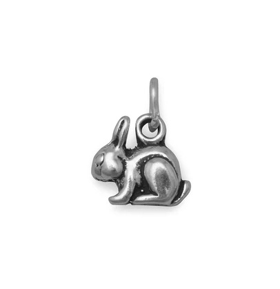 Bunny Silver Charm