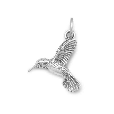 Humming Bird Silver Charm