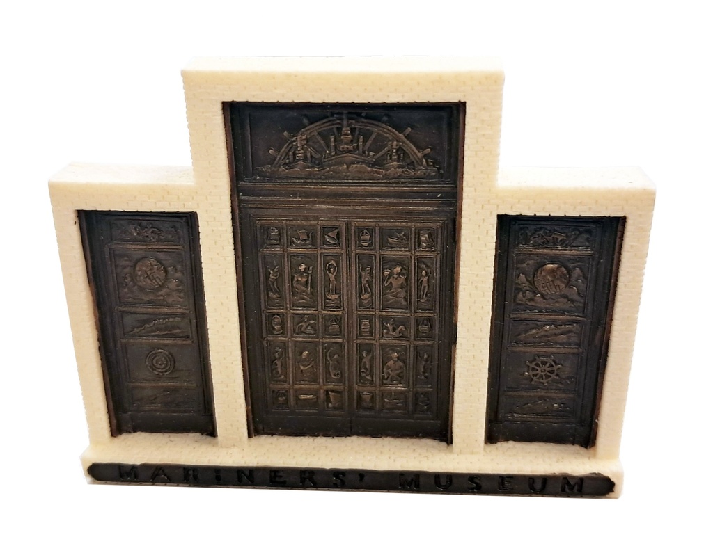 The Mariners' Museum Bronze Door Magnet
