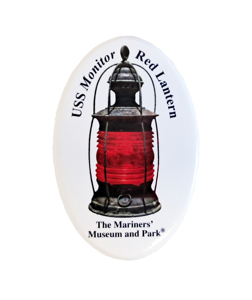Monitor Red Lantern Metal Magnet