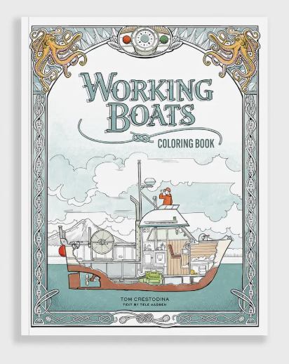 Working Boats Life At Sea Children's Coloring Book