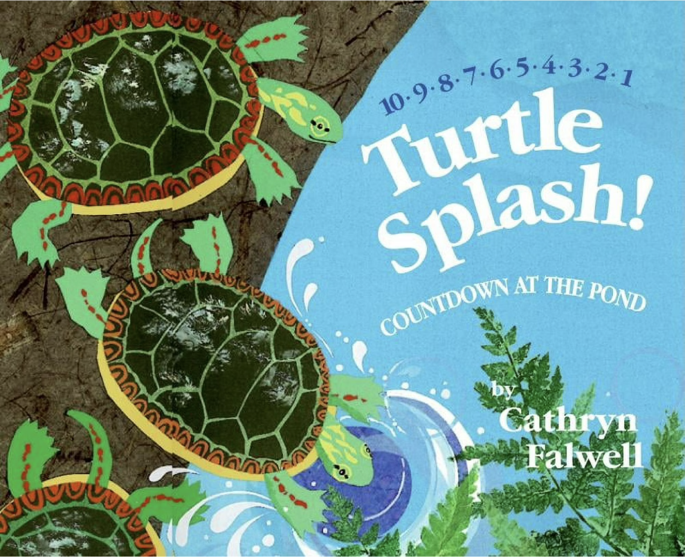 Turtle Splash! Countdown At the Pond Children's Book - Cathryn Falwell