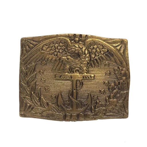 [6956] Civil War Style Marine Belt Buckle