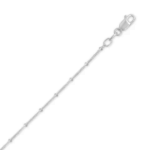 [STC15] Satellite Chain Silver 15" Necklace