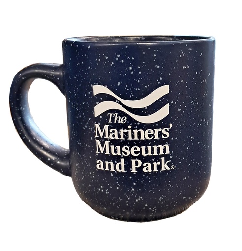 [168479] The Mariners' Logo Cobalt Blue Mug