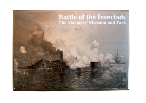 [BOH] Battle of Hampton Roads Metal Magnet