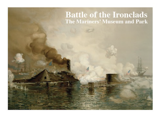 [MGT-BOHR] Battle of Hampton Roads Metal Magnet