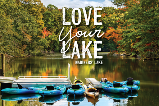 Love Your Lake Metal Magnet