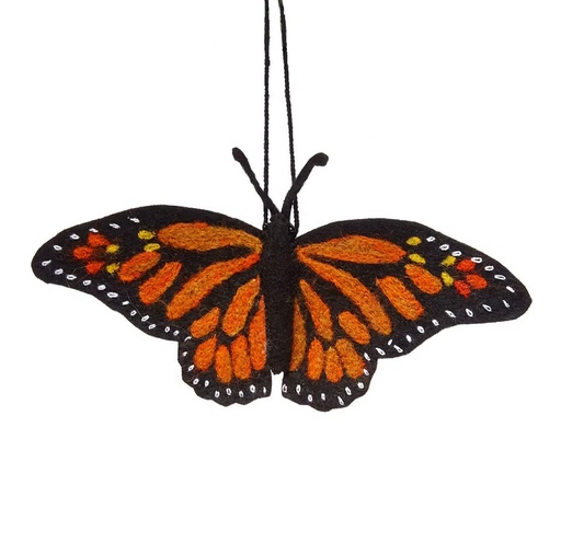 [OR199] Monarch Butterfly Ornament
