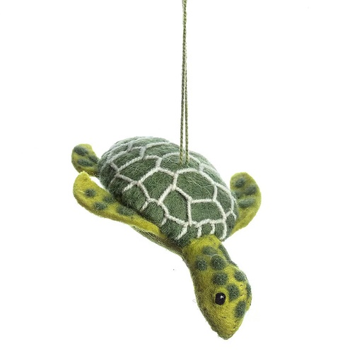 [OR482] Sea Turtle Ornament