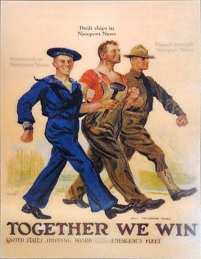 Together We Win Lenticular Postcard