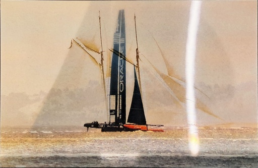 [PC-AC-L] America's Cup Lenticular Postcard
