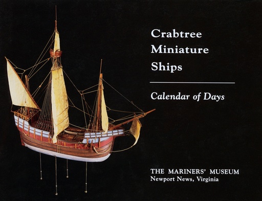 [0917376404] Crabtree Miniature Ships Calendar of Days Book - The Mariners' Museum